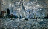 Claude Monet The Boats Regatta At Argenteuil painting